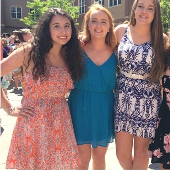 Banana Republic Tangerine Sundress Extra Small - Picture 2 of 8